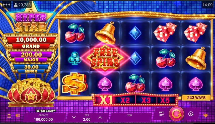 Hyper Star Slot Machine - Free Play & Review 1