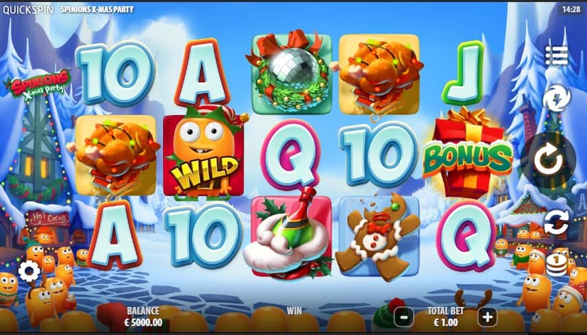 Spinions Christmas Party Slot Machine - Free Play & Review 2