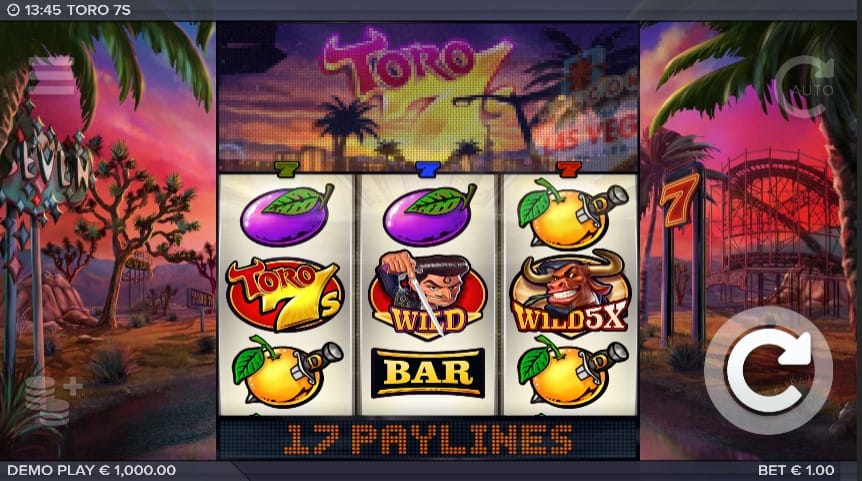Toro 7s Slot Machine - Free Play & Review 1