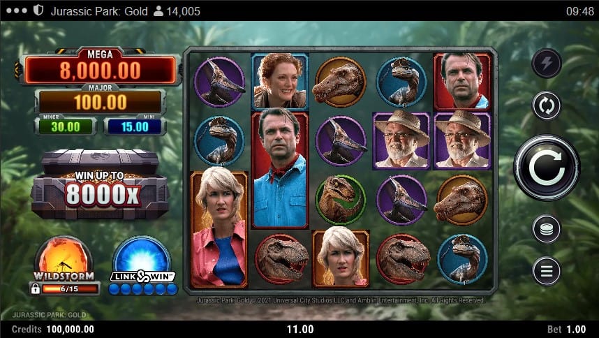 Jurassic Park Gold Slot Machine - Free Play & Review 1