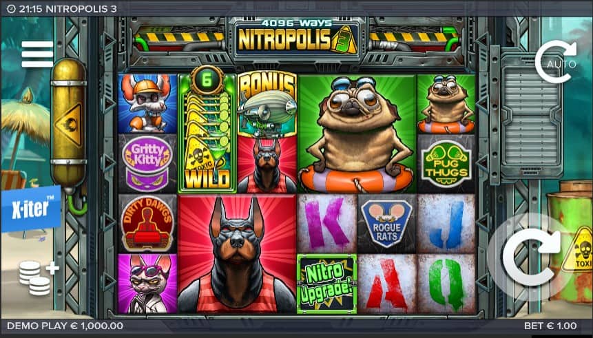 Nitropolis 3 Slot Machine - Free Play & Review 2