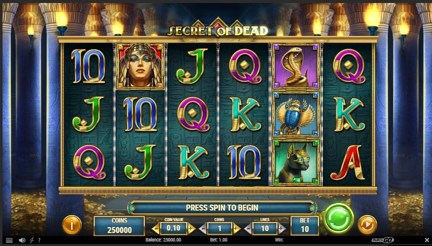 Secret of Dead Slot Machine - Free Play & Review 1