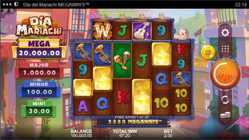 Dia Del Mariachi Megaways Slot Machine - Free Play & Review 8