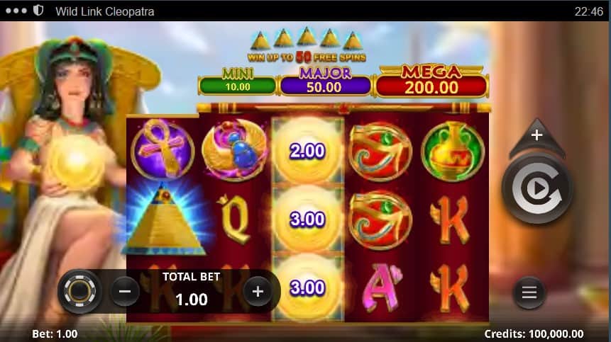 Wild Link Cleopatra Slot Machine - Free Play & Review 3