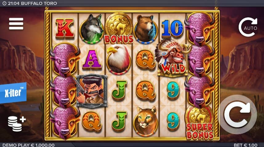 Buffalo Toro Slot Slot Machine - Free Play & Review 5