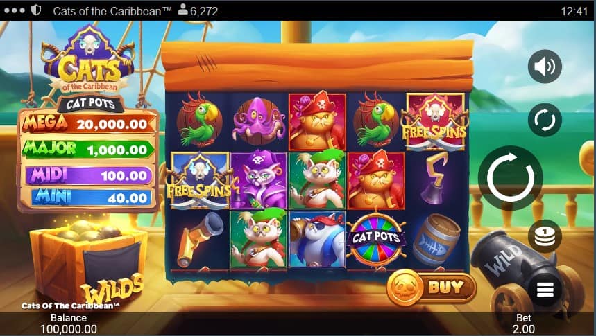 Cats of the Caribbean Slot Machine - Free Play & Review 3