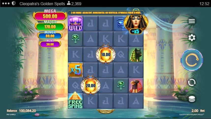 Cleopatra's Golden Spells screenshot 2